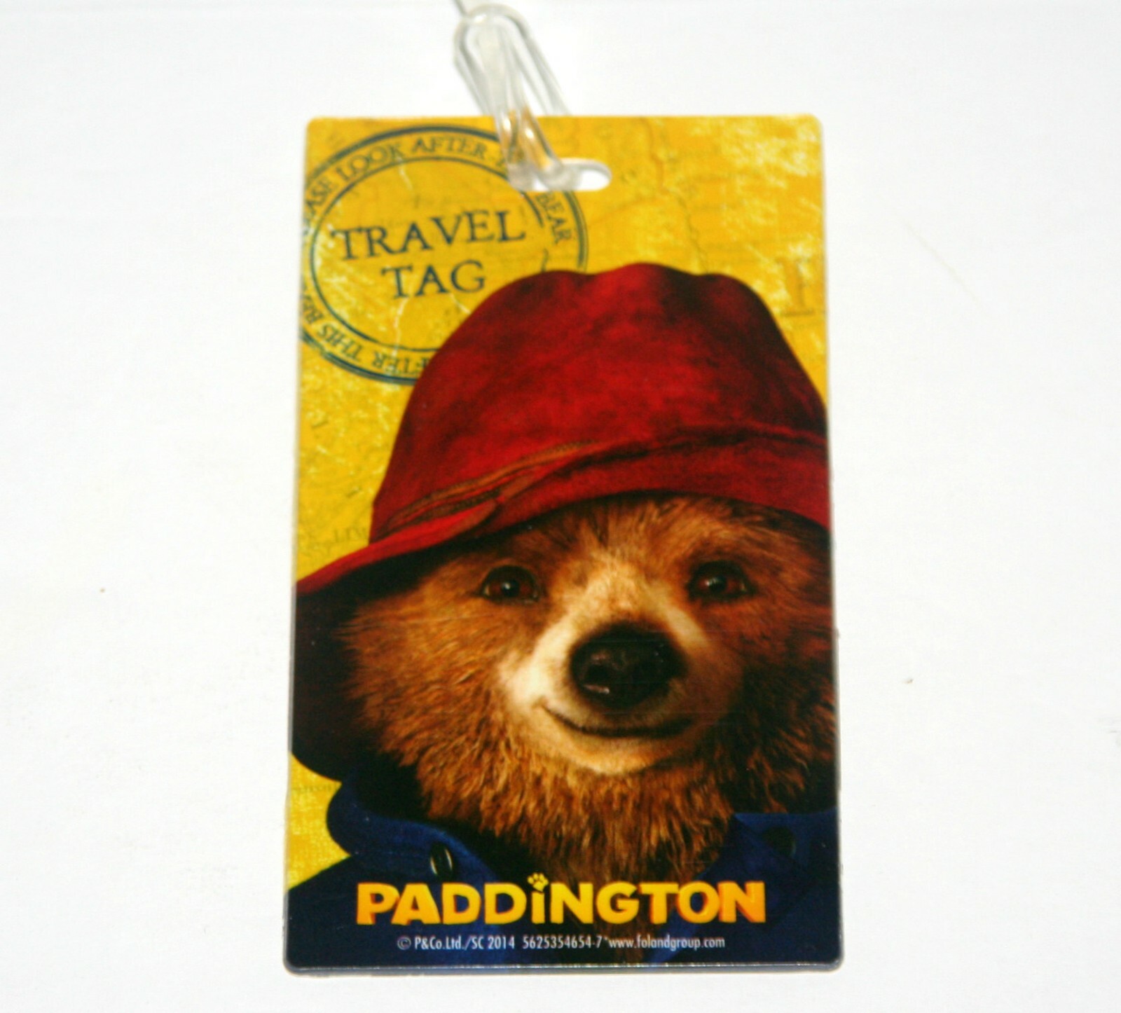 Paddington Bear タグ付き Chuck E Cheese Paddington Bear Travel Tag, 2014 | eBay