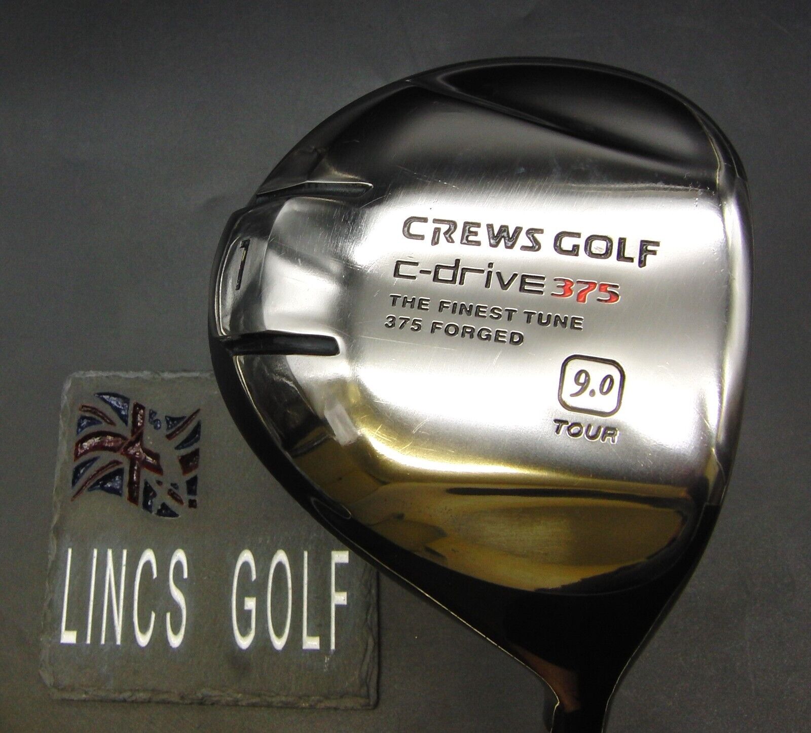 Japanese Crews Golf C-drive 375 Forged 9.0° Driver Stiff Graphite Shaft Japanese Crews Golf C-drive 375 Forged 9.0° Driver Stiff Graphite Shaft
