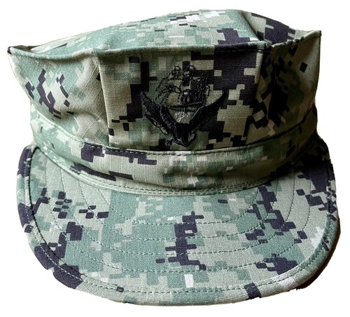 US NAVY CAP WORKING TYPE III WOODLAND DIGITAL CAMO HAT with