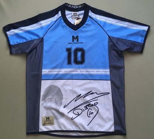 本物) Auto Jersey Maradona Milla /3000 DIEGO MARADONA MILLA