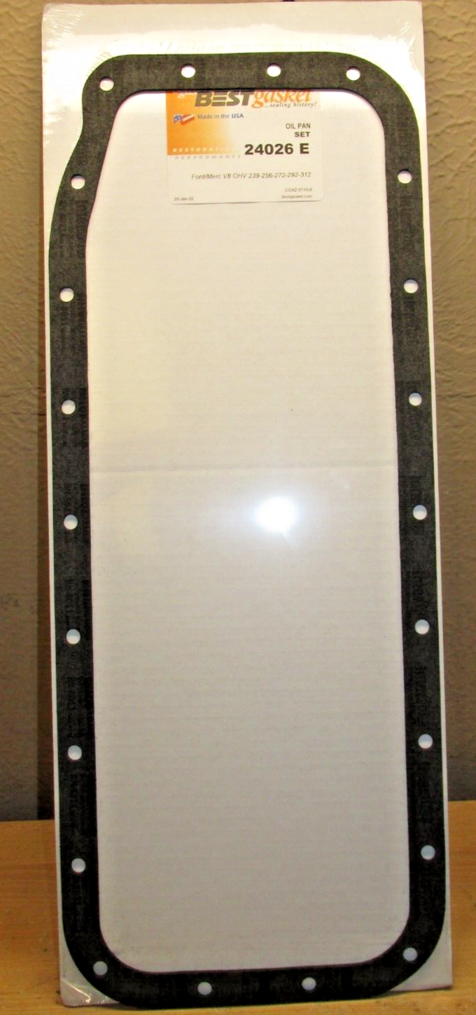 1954-1962 FORD MERCURY 239 256 272 292 312 V8 ENGINE OIL PAN GASKET NEW BEST USA