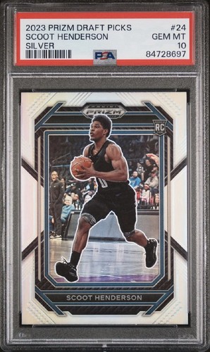 2023 Panini Prizm Draft Picks Scoot Henderson RC Silver