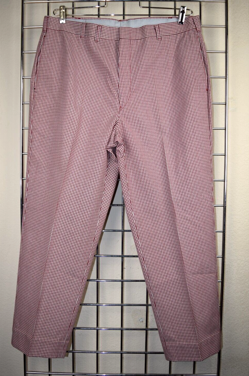 80s gingham check slacks vintage スラックス Vintage Leisure Pants W36