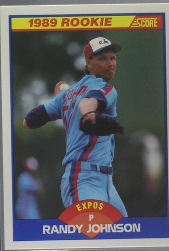 RANDY JOHNSON 1989 Score Rookie Card #645 _ PSA 9 MINT _