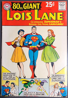 * (NM 9.4) 80 Page Giant #3 LOIS LANE OW/WP 1964 Curt Swan SUPERMAN Superboy *