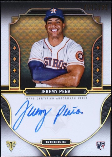 2022 Topps Triple Threads - Jeremy Pena #RA-JPE
