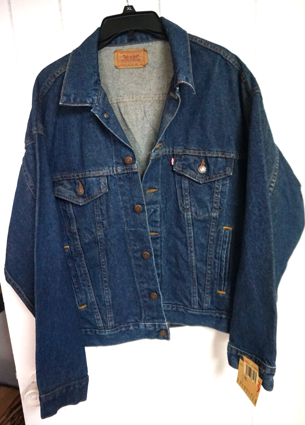 VINTAGE LEVIS TRUCKER JACKET DENIM 70507 0218 MENS SZ XL USA VINTAGE LEVIS TRUCKER JACKET DENIM 70507 0218 MENS SZ XL USA