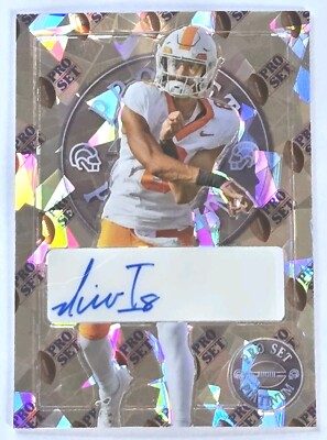 NICO IAMALEAVA 1/1 AUTO   2024 LEAF PRO SET PLATINUM SILVER CRYSTAL LOGO PRIZM