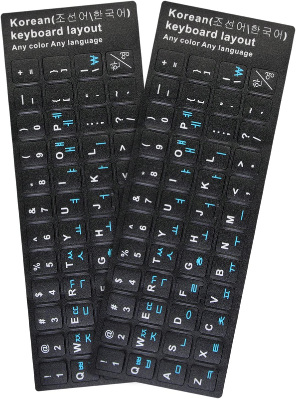Character Keyboard Stickers 2-Pack | for Laptops, Desktops and Mac Devices