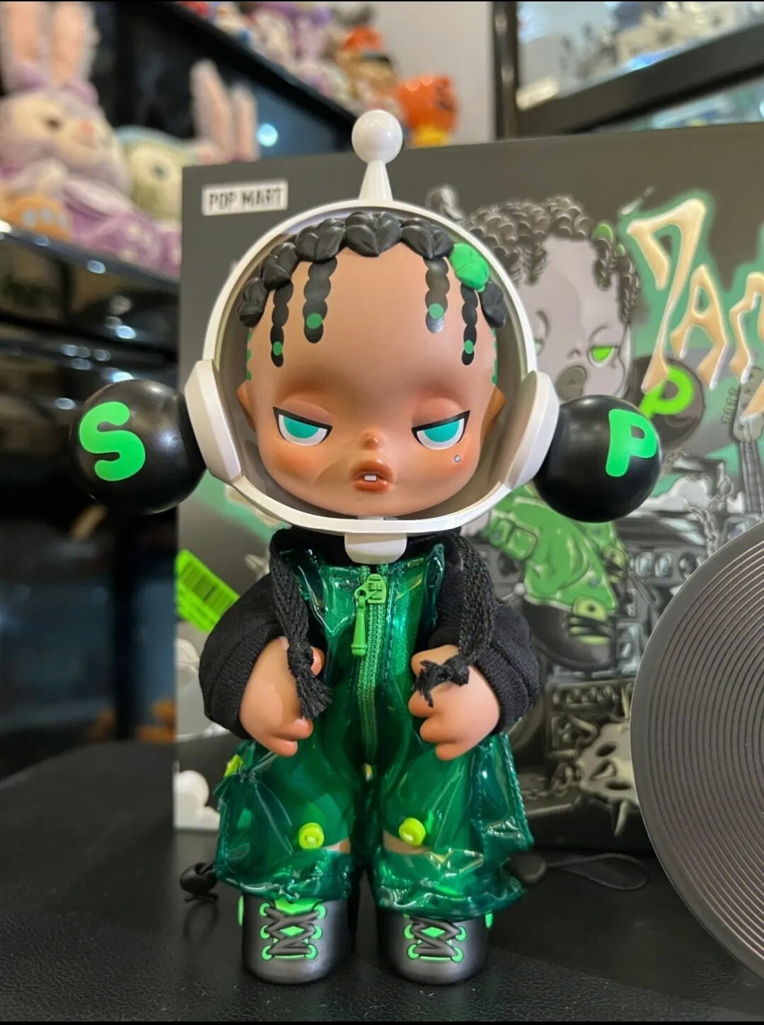 その他 POP MART SKULLPANDA OOTD Green Field Perfect Pop Mart Skullpanda Ootd The Green Field Figure In