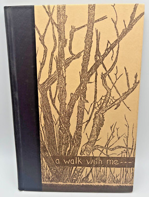 A Walk With Me/Gwen Frostic Poetry Illustrated Journal 1958 Nature Poetry Prints