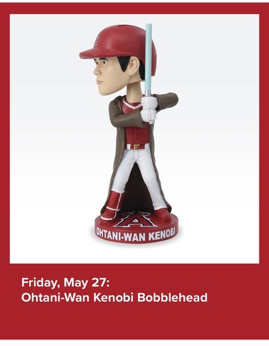 Shohei Ohtani LA Angels Ohtani-Wan Kenobi Star Wars
