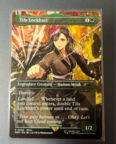 Tifa Lockhart (Borderless) MTG Final Fantasy Pro Tour
