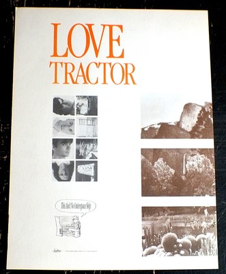 Love Tractor This Ain't No Outer Space Ship Original Poster 1987 Athen Ga. Rock