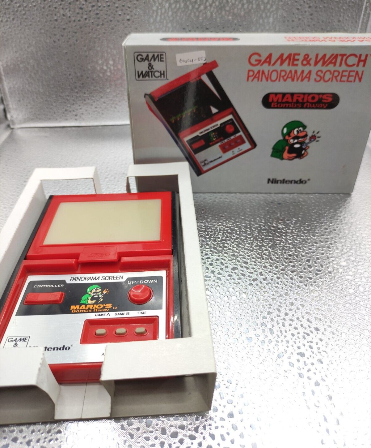 Nintendo Game & Watch MARIO'S Bombs Away Panorama Screen 1983 Vintage Game