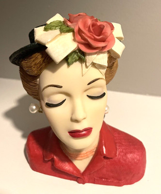 Cameo Girls Head Vase Eve 1948 ''Tea Party'' MIB FREE SHIPPING