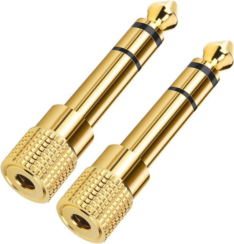 2 Pack 3.5mm to 1/4