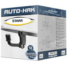 Anhängerkupplung starr Honda Accord Kombi 2003//2008 7-pol E-Satz