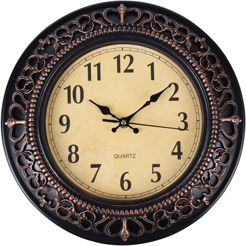 FAERIE Wall Clock for Living Room Decor Large Battery Operat