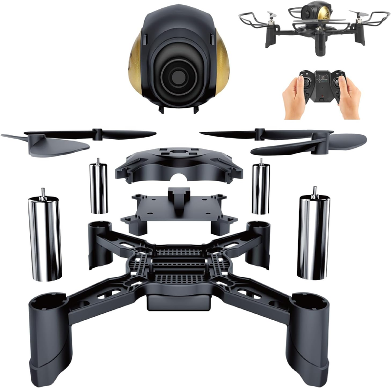 Mini Drone for Kids and Beginners, DIY Drone Kit, RC Nano Qu
