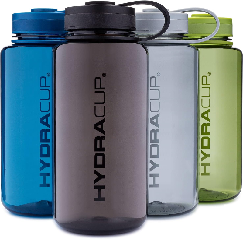 - 4 PACK - 32Oz Wide Mouth Water Bottle, Large, Bpa-Free Tritan, Use as Shaker B