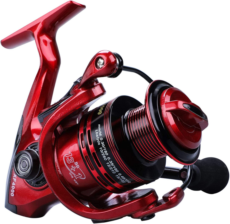 "YONGZHI Fishing Reels - 13+1BB Light Weight and Ultra Smooth Powerful Spinning