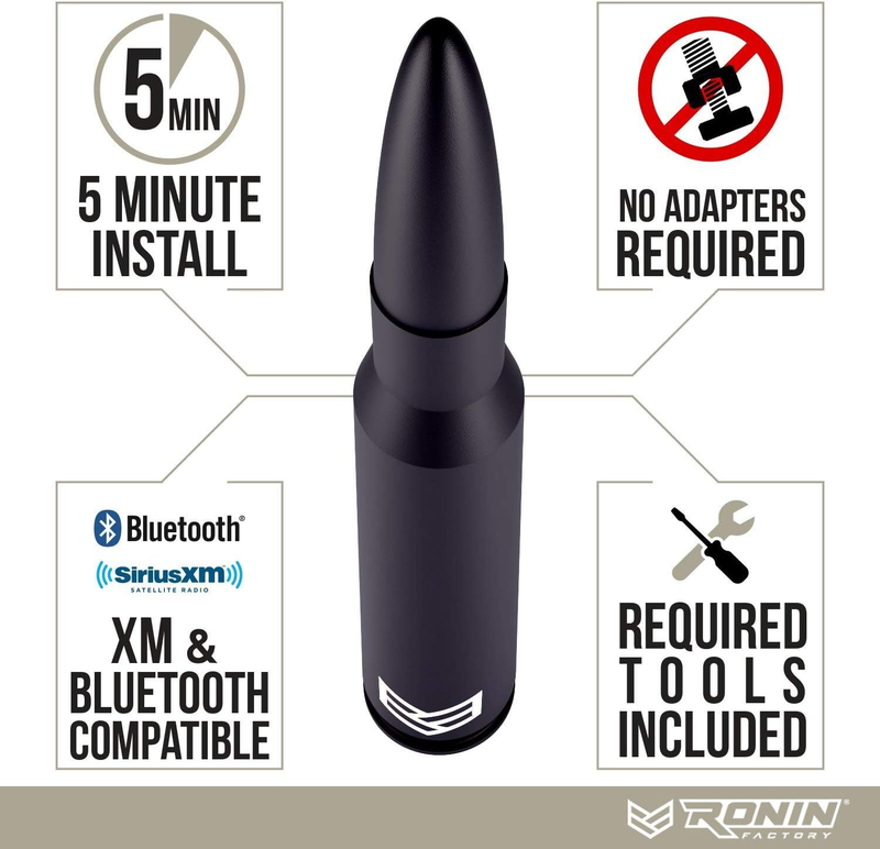 Bullet Antenna for Ford F150 F250 F350 Super Duty Ford Raptor Ford Bronco Access