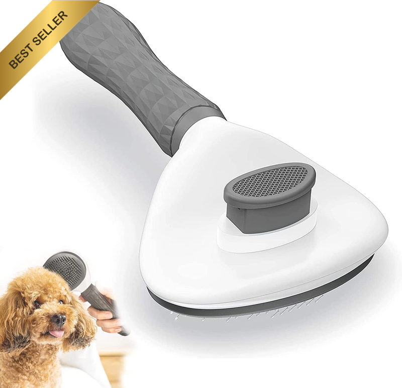 Dog & Cat Brush for Shedding, Pet Self Cleaning Deshedding Slicker Brushs for Sh