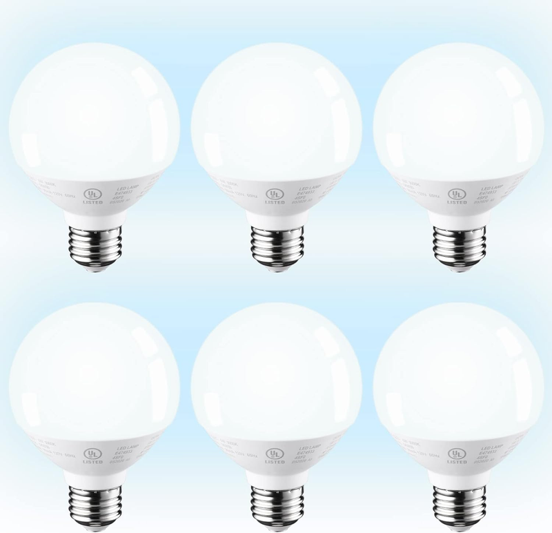 G25 Led For Bathroom Mirror, 6w Equivalent Ul