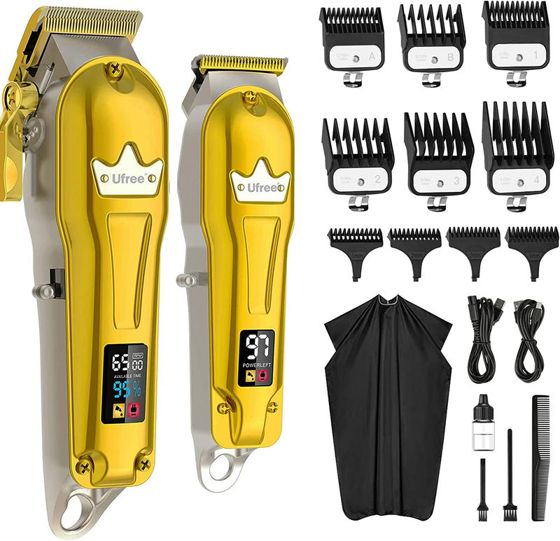 Ufree&reg; Hair Clippers for Men Professional, Beard Hair Trimmer, Cordless Barber C