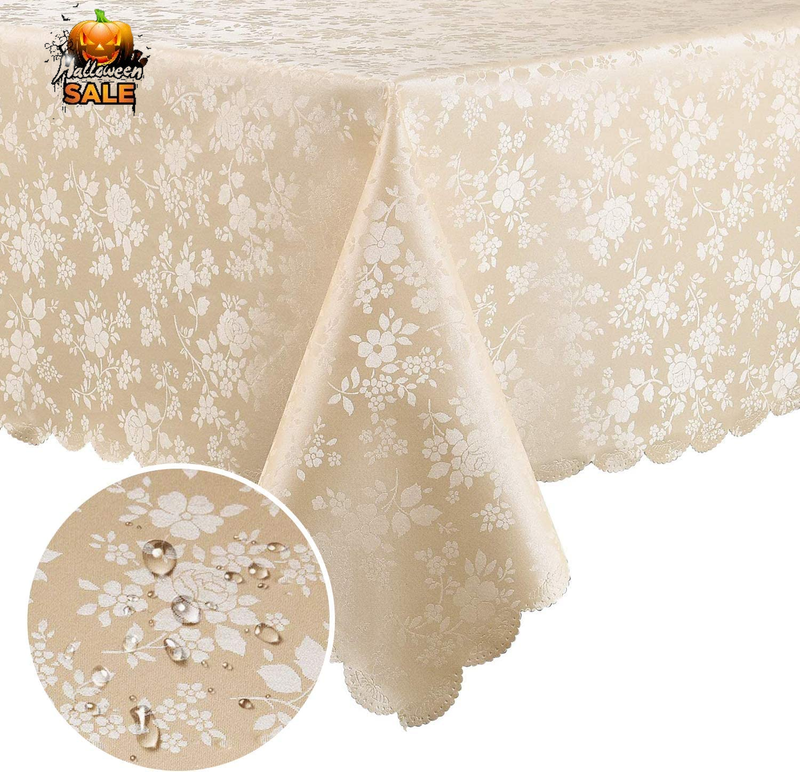 Tablecloth Waterproof Protector Rectangle Heavy Duty 60 X 84