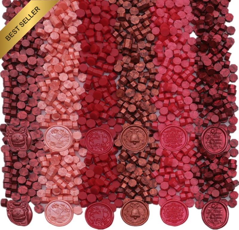 600Pcs Wax Seal Beads, Sage Green Sealing Wax Beads for Wax Seal Stamp, Pine Gre