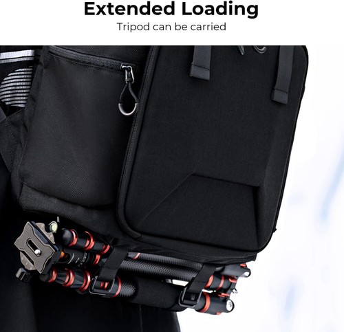 K&F Concept Camera Backpack Hard Shell Camera Large Photography Bag for DSLR SLR