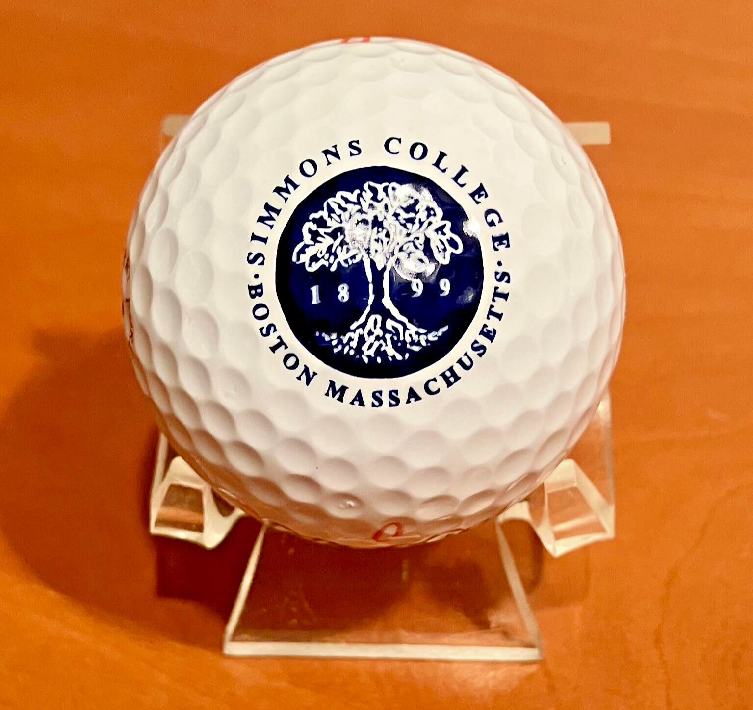 Simmons College University (Boston Massachusetts) Logo Golf Ball