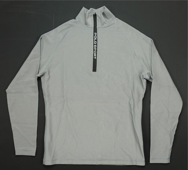 Rare Vintage POLO SPORT Ralph Lauren RL Spell Out Zipper 1/4 Zip