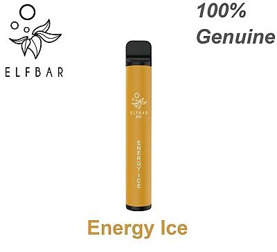 Genuine ELF Bar Disposable Vape Pod Kit Device E-liquid Pen E-Cigarette 20mg/ml