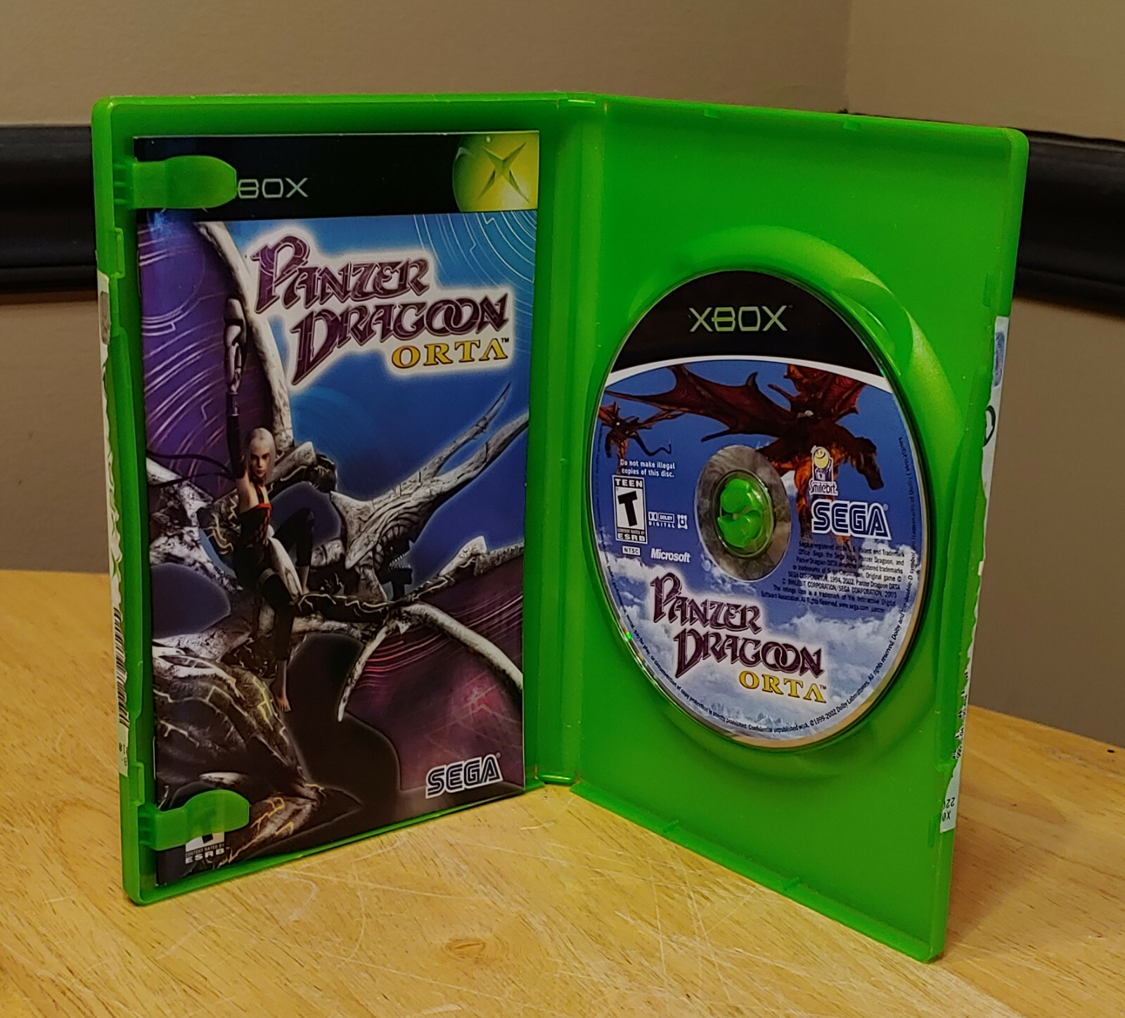 Panzeer Dragoon Orta For Microsoft Xbox Game, Case + Manual Panzeer Dragoon Orta For Microsoft Xbox Game, Case + Manual
