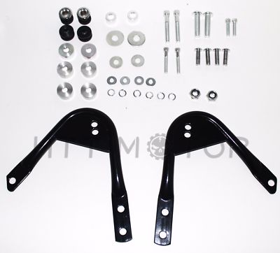 Detachable Two Up Luggage Rack Docking Hardware Kit For Harley Touring 97-08