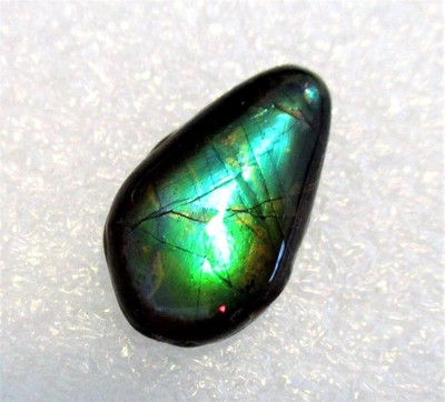 AMMOLITE DOUBLE-SIDED GEMSTONE 17mm x 10mm