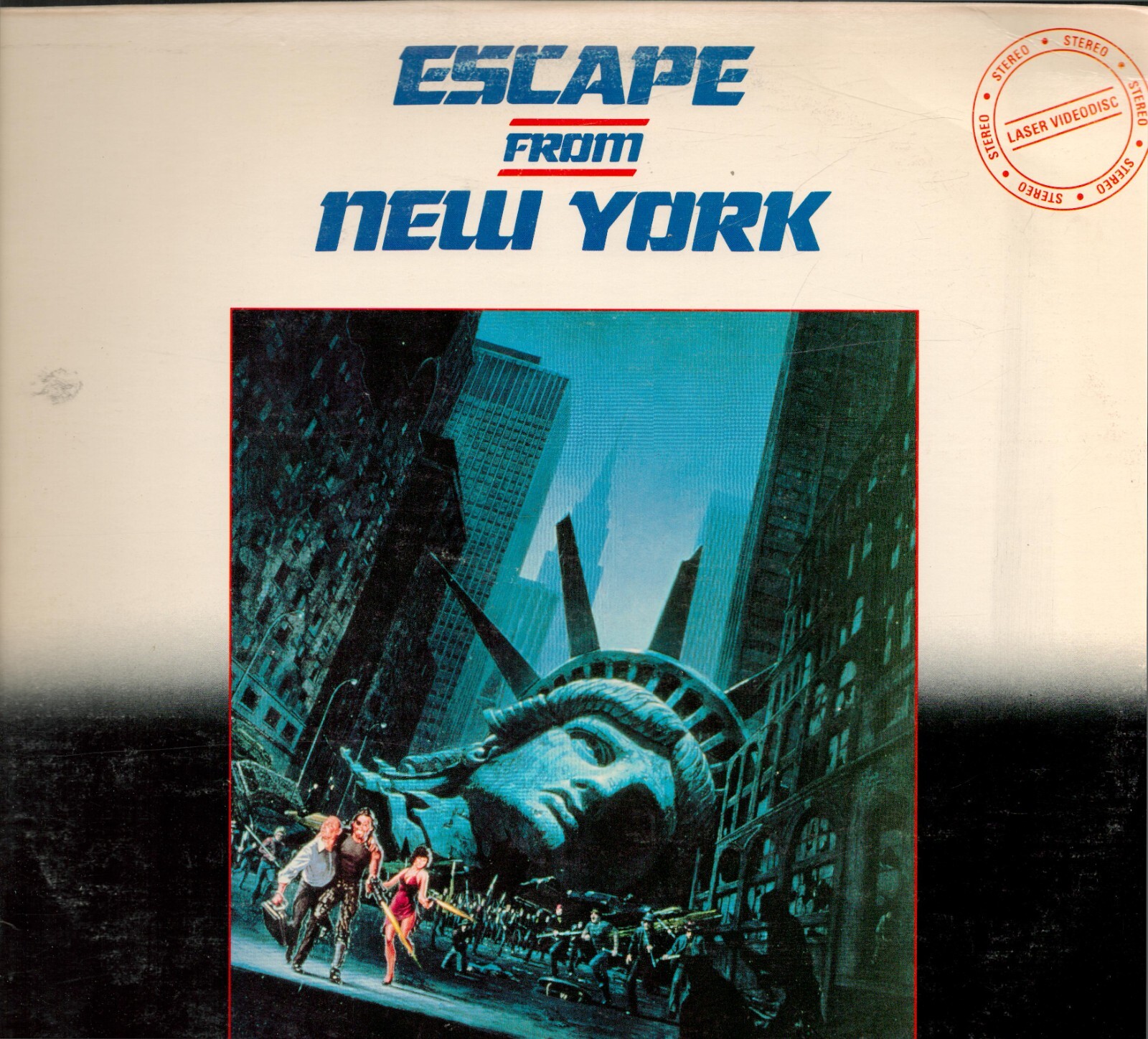 Escape from New York (1981) Laserdisc *RARE VARIANT COVER