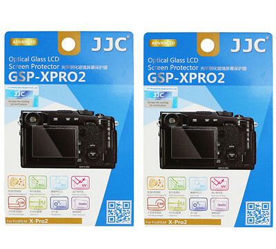 2 Pcs JJC 9H Tempered Glass LCD Screen Protector FUJIFILM Fuji X-Pro2 XPro2