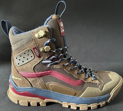 Vans UltraRange Defcon Exo Hi Goretex MTE-3 Hiking Brown Gum Boots Size 6.5 New
