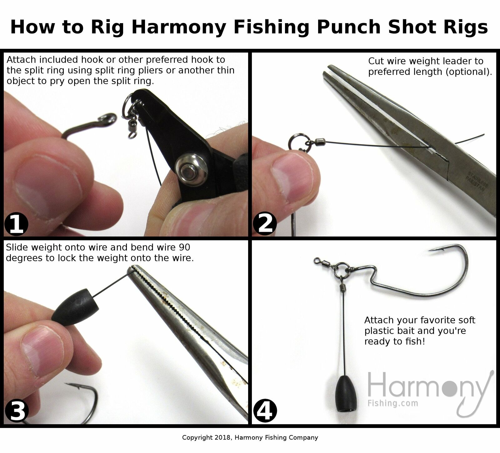Harmony EWG Hooks Punch Tokyo Rig Kit Carp Terminal Tackle Fishing Tools Set