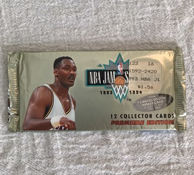 Vintage 1993-94 NBA Jam Session Trading Cards Premiere Edition by Fleer