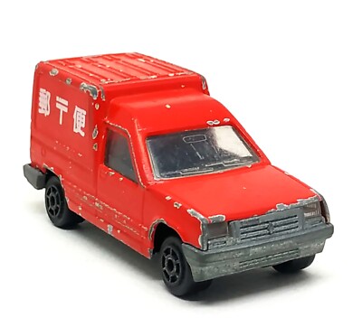 Majorette Renault Express Red - Japan Post Mail Van 1:53 3'' 233 Pre-owned 001