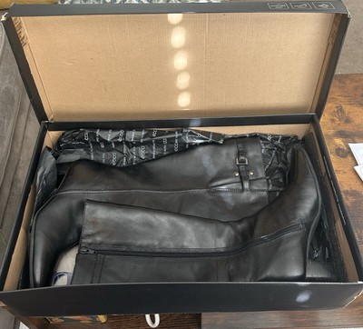 Ecco Brand Women s Tall Black Boots US size 6.5 EU Size 37 With Zipper