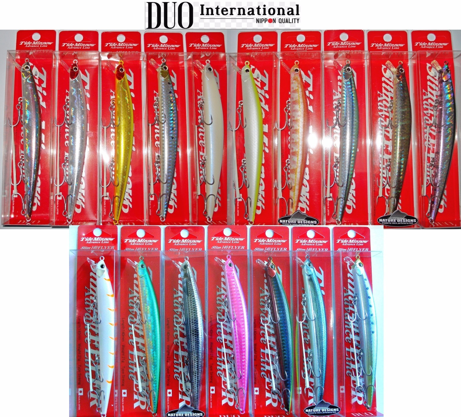 DUO　Tide Minnow Slim　フライヤー140 DUO Tide Minnow Slim 140 FLYER Japan Saltwater Fishing Lure