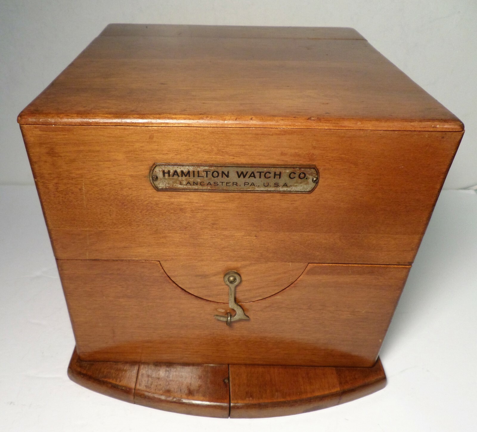 WWII USN BOXED MARINE CHRONOMETER - Hamilton Model 22