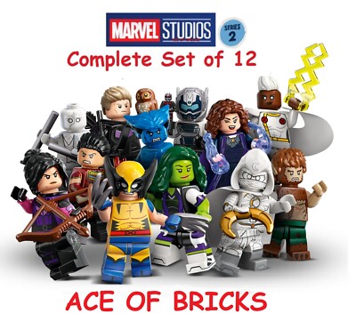 LEGO MARVEL Series 2 Minifigures 71039 - Complete Set of 12 IN HAND