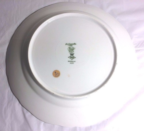 Bavaria Germany Mandalay Porcelain Plate Floral 10.25